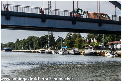Sportbootanleger am Mittellandkanal km 256