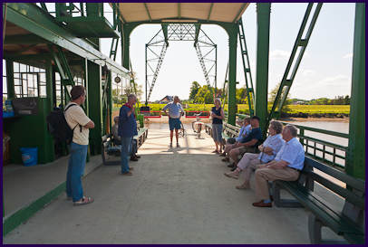 Schwebebrücke in Osten an der Oste